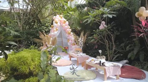 Potret Taman Rumah Syahrini di Bogor/Youtube/@The Princess Syahrini