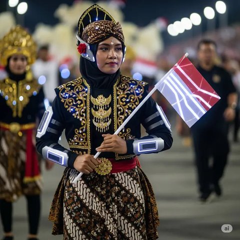Baju Karnaval 17 Agustus 2025. Foto: Gemini