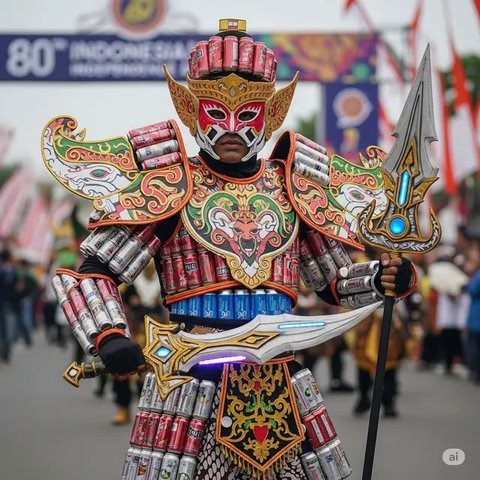 Baju Karnaval 17 Agustus 2025. Foto: Gemini