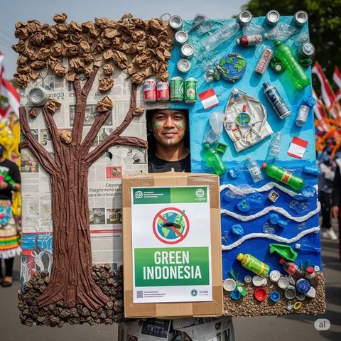 Baju Karnaval 17 Agustus 2025. Foto: Gemini