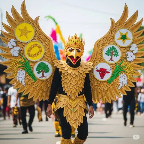 Baju Karnaval 17 Agustus 2025. Foto: Gemini