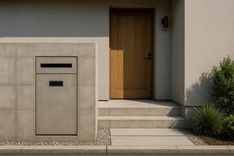 Desain Kotak Paket Depan Rumah (created by AI)