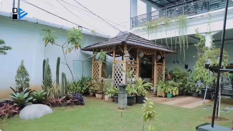 Potret halaman rumah Irish Bella. [YouTube: Has Entertainment]