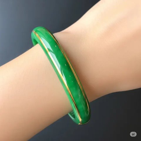 Model Gelang Giok Emas Terbaru 2025. Foto: Gemini