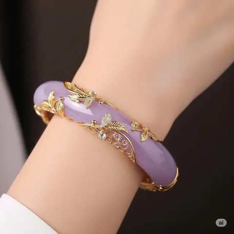 Model Gelang Giok Emas Terbaru 2025. Foto: Gemini