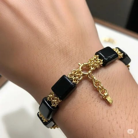 Model Gelang Giok Emas Terbaru 2025. Foto: Gemini