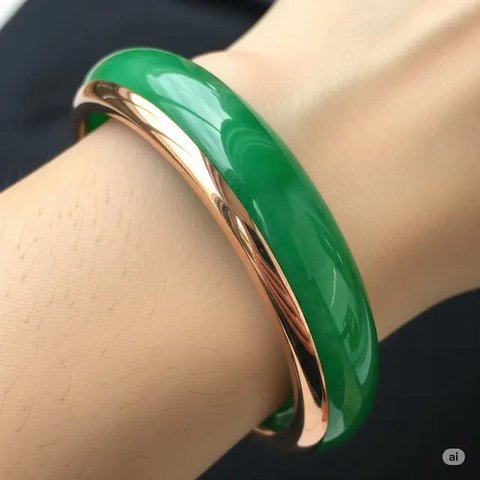 Model Gelang Giok Emas Terbaru 2025. Foto: Gemini