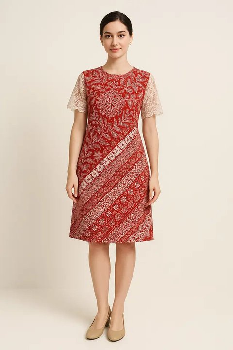 Ide Dress Batik Tema HUT RI 17 Agustus/AI