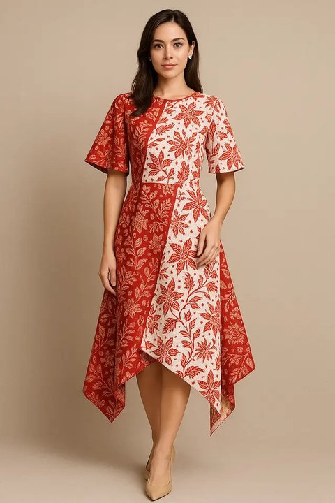 Ide Dress Batik Tema HUT RI 17 Agustus/AI