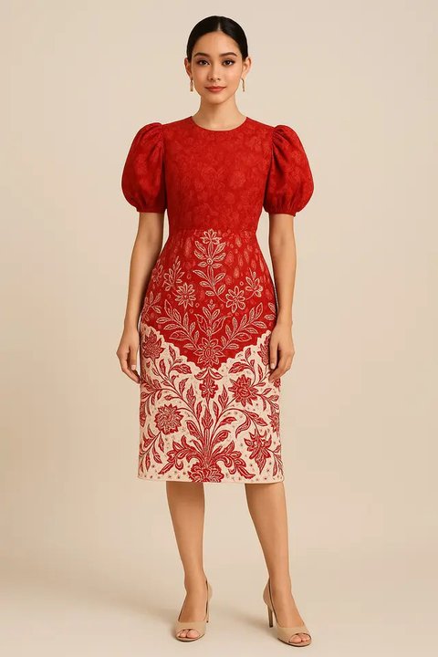 Ide Dress Batik Tema HUT RI 17 Agustus/AI