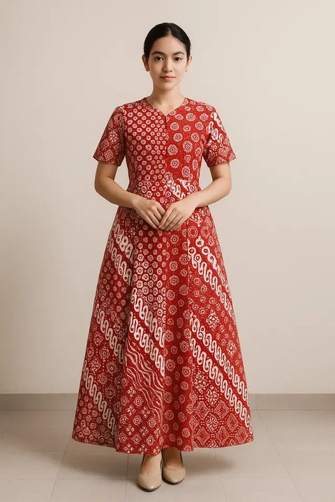 Ide Dress Batik Tema HUT RI 17 Agustus/AI
