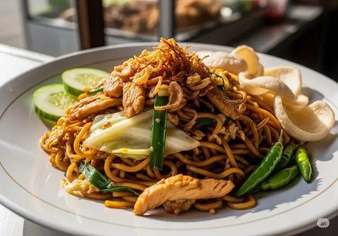 Ilustrasi Mie Goreng Jawa