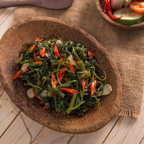 resep cah kangkung Ilustrasi dibuat AI
