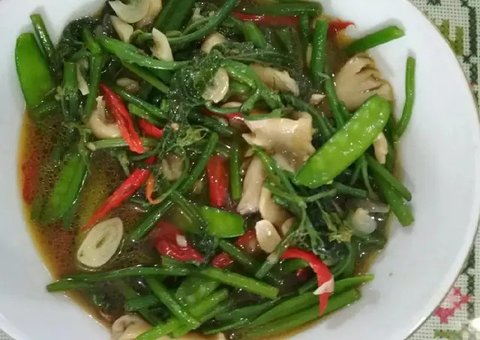 resep cah kangkung Ilustrasi dibuat AI