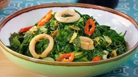 resep cah kangkung Ilustrasi dibuat AI