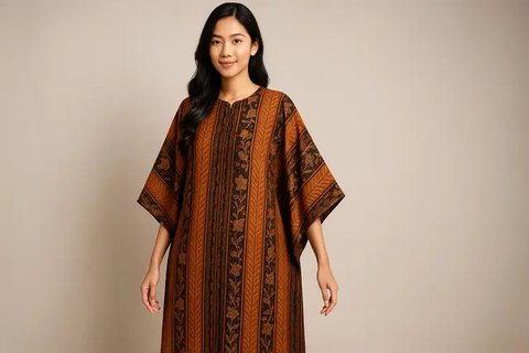 7 Model Tunik Batik Lengan Kelelawar Tren Sekarang 2025, Anggun dan Nyaman (sumber:AI)