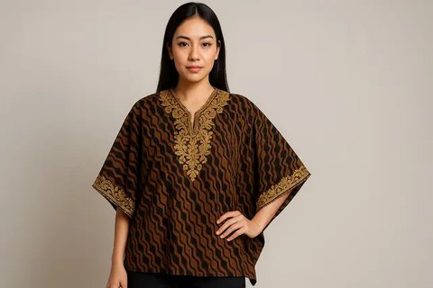 7 Model Tunik Batik Lengan Kelelawar Tren Sekarang 2025, Anggun dan Nyaman (sumber:AI)