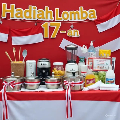Lomba 17 Agustus untuk Ibu-Ibu (Meta AI)