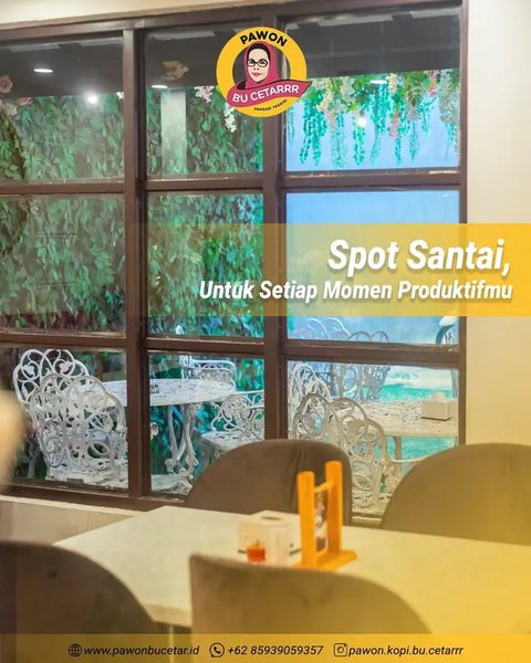 Potret Restoran Ibunda Syahrini di Jakarta Selatan, Cozy dan Penuh Sentuhan Tradisi (sumber: Instagram/pawon.kopi.bu.cetarrr)
