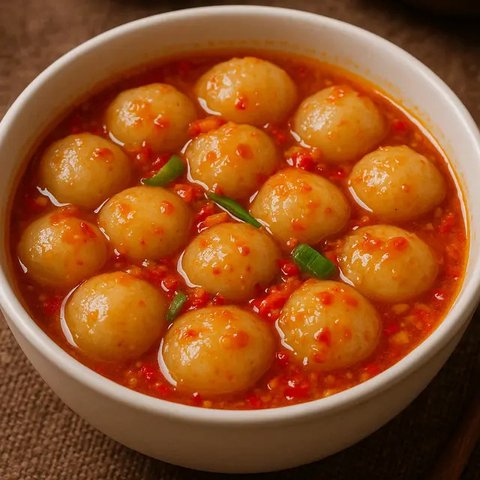 Resep seblak cilok. (dok. Cookpad @noviiiana)