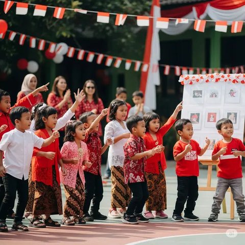 Ide Lomba Anak PAUD 17 Agustus. Foto: Gemini
