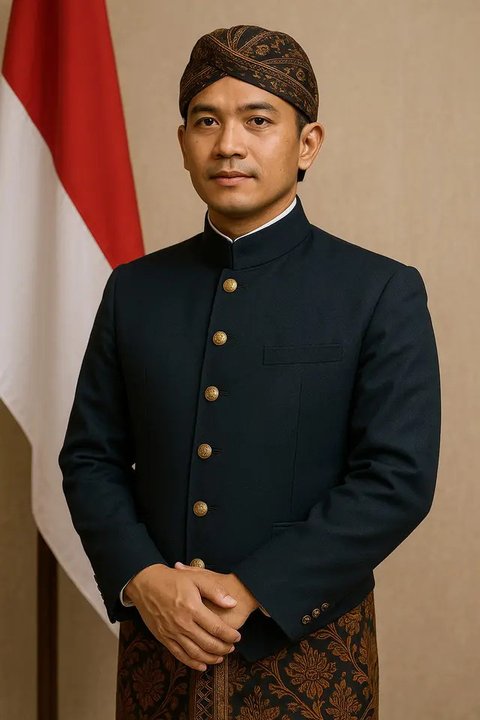 Ilustrasi Model Beskap dan Blangkon untuk Tampilan Pria Makin Berwibawa dalam Peringatan HUT RI