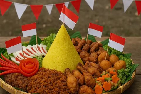 Cara Menghias Tumpeng Sederhana Tapi Cantik untuk Lomba 17 Agustus