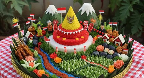Cara Menghias Tumpeng Sederhana Tapi Cantik untuk Lomba 17 Agustus