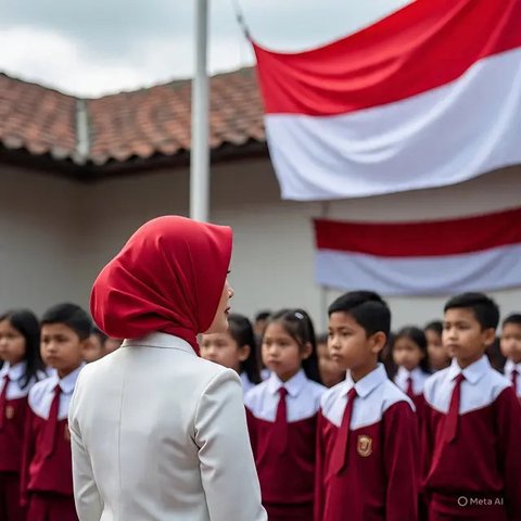 Ilustrasi Pembina Upacara 17 Agustus 2025 (Foto: Gemini)