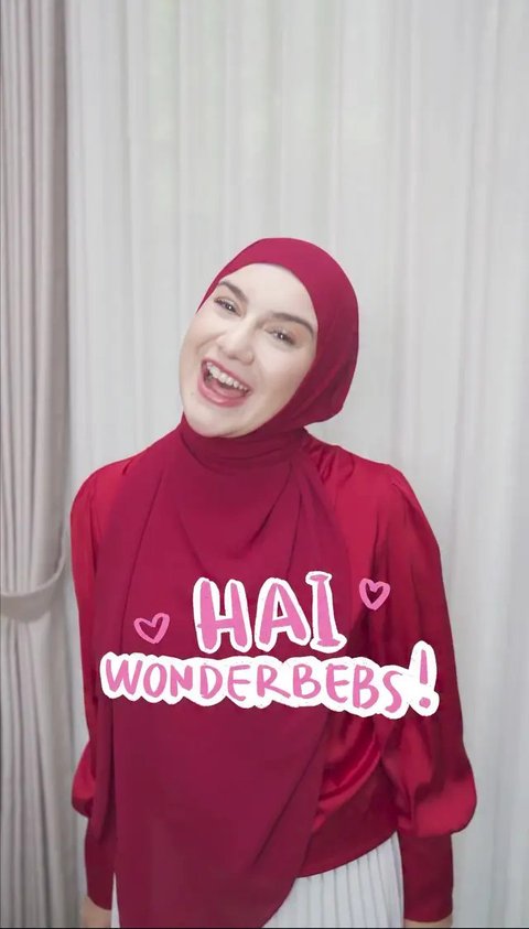 Outfit Merah Putih Hijab Artis (IG/@citraciki)
