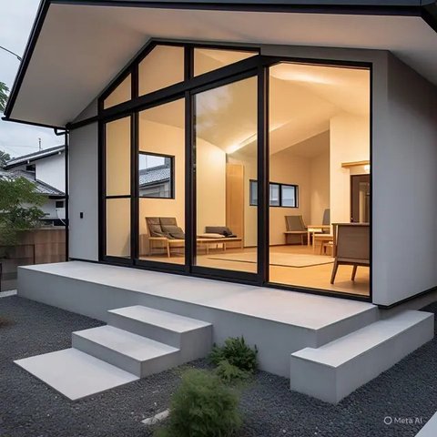 Rumah Minimalis Klasik Modern Bernuansa Islami/AI