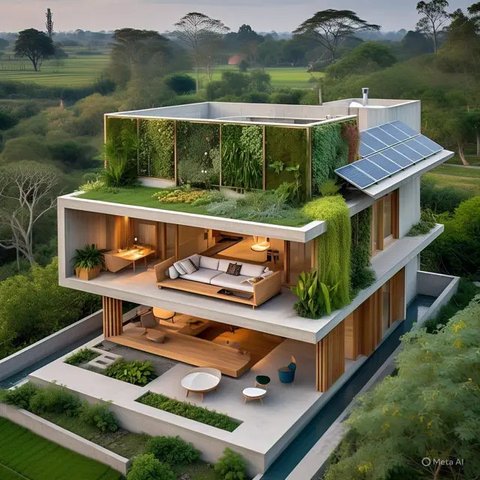 Rumah Minimalis Klasik Modern Bernuansa Islami/AI