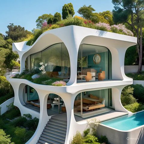 Rumah Minimalis Klasik Modern Bernuansa Islami/AI