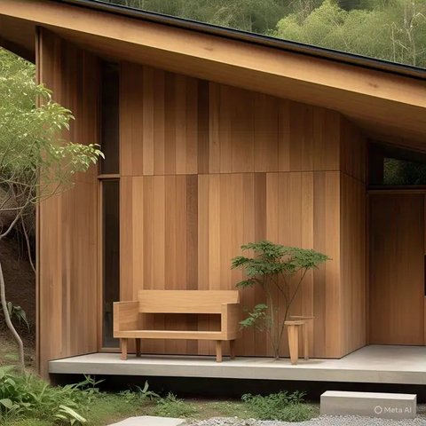 Rumah Minimalis Klasik Modern Bernuansa Islami/AI