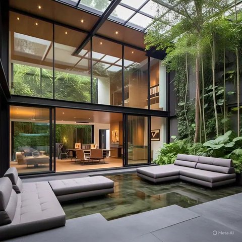 Rumah Minimalis Klasik Modern Bernuansa Islami/AI