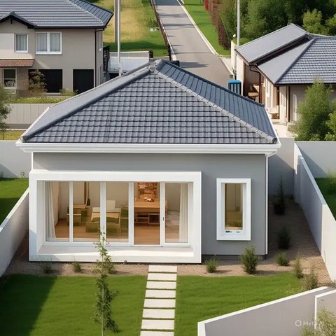Rumah Minimalis Klasik Modern Bernuansa Islami/AI
