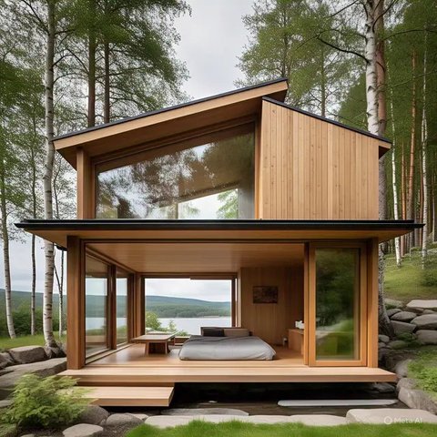 Rumah Minimalis Klasik Modern Bernuansa Islami/AI