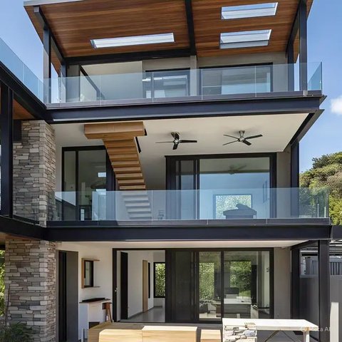 Rumah Minimalis Klasik Modern Bernuansa Islami/AI