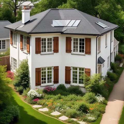 Rumah Minimalis Klasik Modern Bernuansa Islami/AI