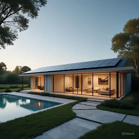 Rumah Minimalis Klasik Modern Bernuansa Islami/AI