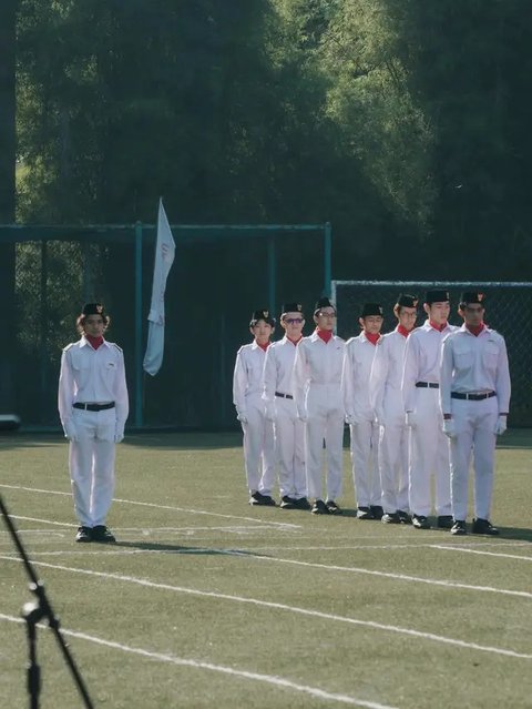 Noah Sinclair jadi pemimpin upacara (Instagram/@itsmebcl)