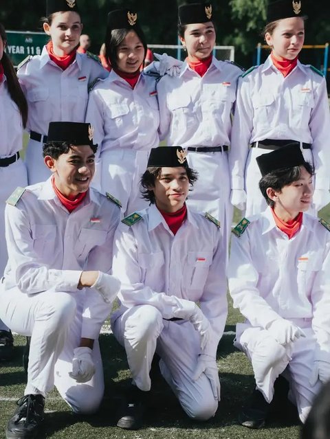 Noah Sinclair jadi pemimpin upacara (Instagram/@itsmebcl)