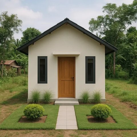 Model Rumah Sederhana Ukuran 5x7 di Kampung
