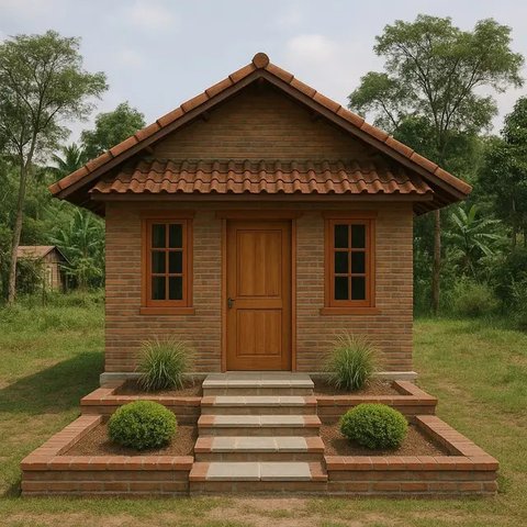 Model Rumah Sederhana Ukuran 5x7 di Kampung
