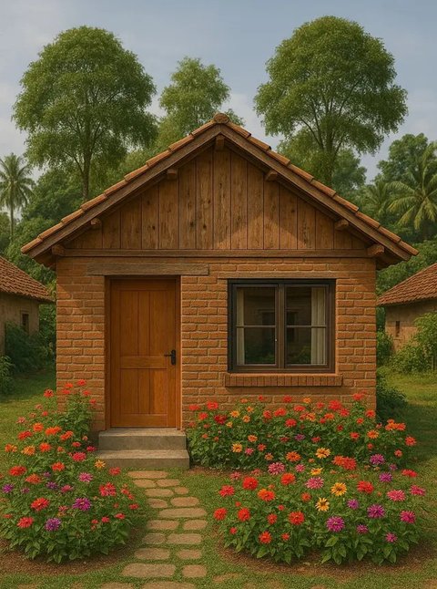 Model Rumah Sederhana Ukuran 5x7 di Kampung