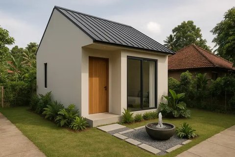 Model Rumah Sederhana Ukuran 5x7 di Kampung