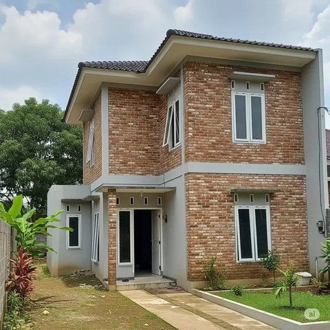 Desain Rumah Sederhana 2 Lantai di Desa. Foto: Gemini