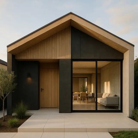 Model Rumah Sederhana Minimalis Berdesain Mewah yang Kecil Tapi Terasa Luas (created by AI)