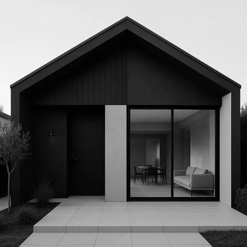 Model Rumah Sederhana Minimalis Berdesain Mewah yang Kecil Tapi Terasa Luas (created by AI)