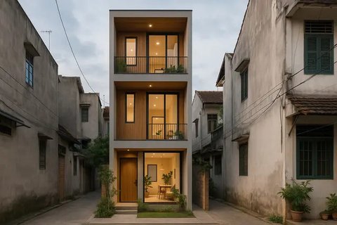 Punya Lahan Sempit di Perkotaan Cocoknya Bangun Rumah Model Apa?
